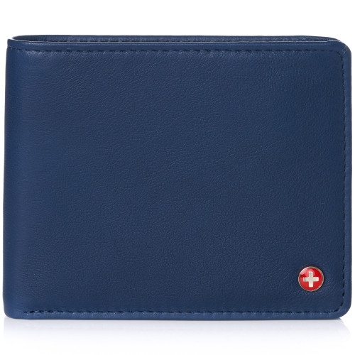 Alpine Swiss RFID Luka Men's Flip ID Wallet Deluxe Capacity ID